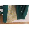 Image 3 : * Women's Green Pressed Felt Coat - Size Medium
