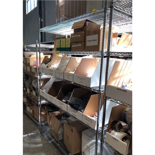 5 TIER CHROME ADJUSTABLE METRO RACK 24