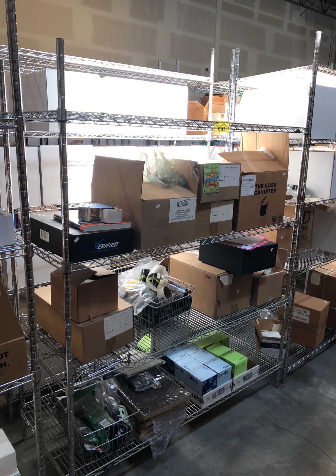 4 TIER CHROME ADJUSTABLE METRO RACK 24