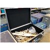 Image 2 : BLUE MOBILE ROAD CASE WITH CONTENTS 30" X 45" X 21"H C/W BIRCH BRANCHES AND TWIGS