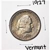 Image 1 : 1927 Vermont Sesquicentennial Commemorative Half Dollar Coin