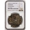 Image 1 : 1894ZS FZ Mexico 8 Reales Silver Coin NGC XF Details Chopmarked