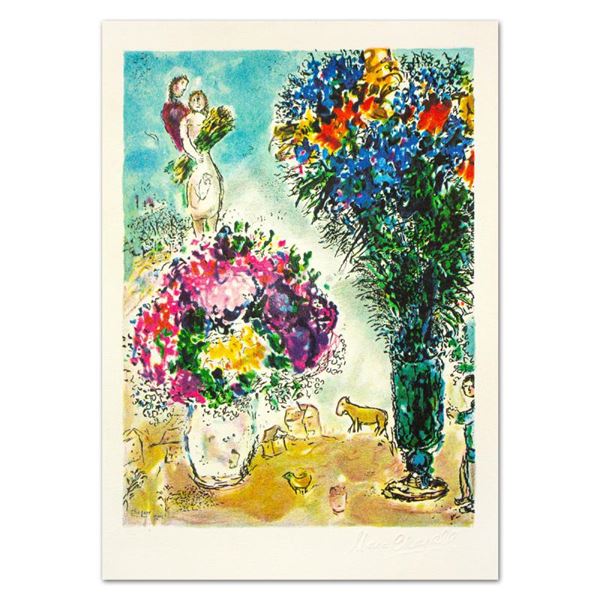 Chagall (1887-1985) "La Gerbe De Ble" Limited Edition Lithograph on Paper