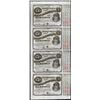 Image 1 : Uncut Sheet of (4) State of Louisiana Baby Bond Obsolete Notes