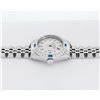 Image 4 : Rolex Ladies Stainless Steel Sapphire and Diamond Datejust Wristwatch