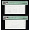 Image 2 : Set of Giori Test Note Washington & Lincoln Memorial PMG Superb Gem Unc 68EPQ