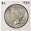Image 1 : 1935 $1 Peace Silver Dollar Coin