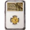 Image 1 : Byzantine Empire 527-565 AD Justinian I AV Solidus Ancient Gold Coin NGC Ch VF