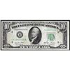 Image 2 : 1950 $10 Federal Reserve Note St. Louis Multiple Gutter Folds Error