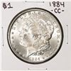 Image 1 : 1884-CC $1 Morgan Silver Dollar Coin