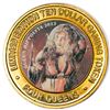 Image 1 : .999 Silver Four Queens Casino Hotel Las Vegas $10 Limited Edition Gaming Token
