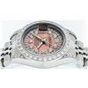 Image 9 : Rolex Ladies Stainless Steel Salmon Diamond Quickset Datejust Wristwatch