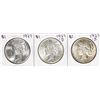 Lot of 1927-P/D/S $1 Peace Silver Dollar Coins