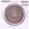 Image 1 : 1854/3 ZsOM Mexico 4 Reales Silver Coin