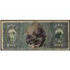 Image 2 : 1865 $1 National Bank of New-England East Haddam, CT CH# 1480 National Currency Note