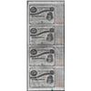 Image 1 : Uncut Sheet of (4) State of Louisiana Baby Bond Obsolete Notes