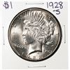 1928-S $1 Peace Silver Dollar Coin