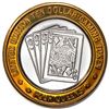 .999 Silver Four Queens Casino Hotel Las Vegas $10 Limited Edition Gaming Token