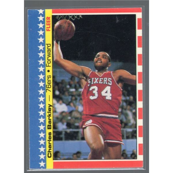 Charles Barkley 1987 Fleer All-Star Sticker #6