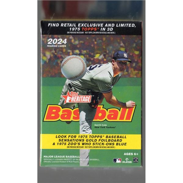 2024 Topps Heritage Baseball Hanger Box Newly Released!