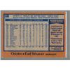 Image 2 : Earl Weaver 1978 Topps #211