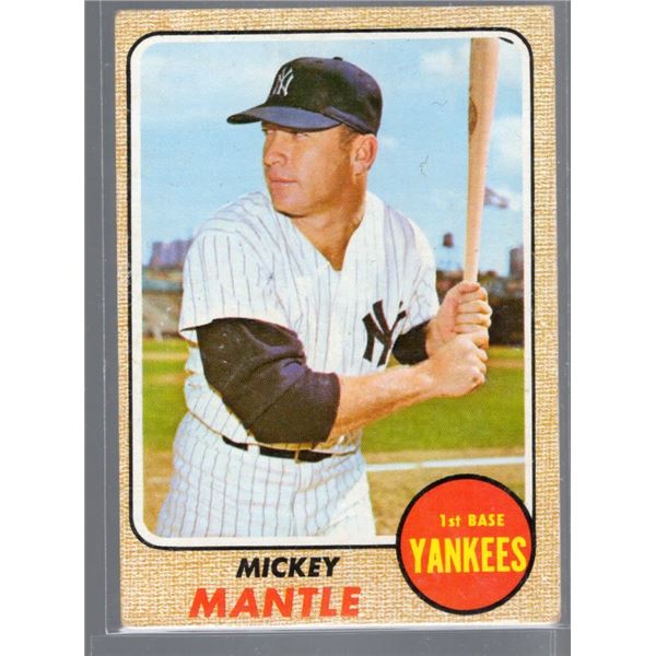 Mickey Mantle 1968 Topps #280