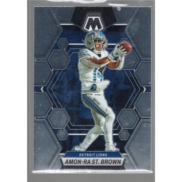 Amon-Ra St. Brown 2023 Panini Mosaic #186