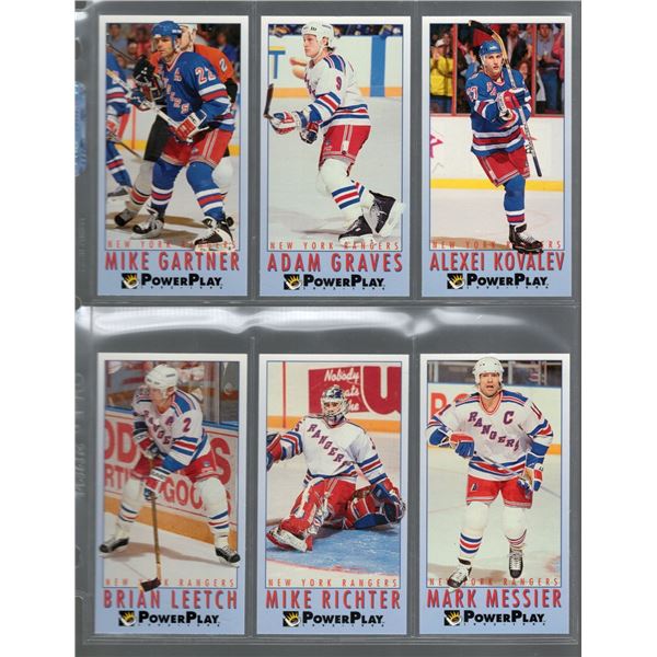 6 New York Rangers Cards!!! 1993 Series Cards. All in great condition. Mike Gartner, Adam Graves, Al