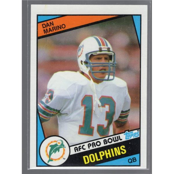Dan Marino Rookie Card 1984 Topps #123