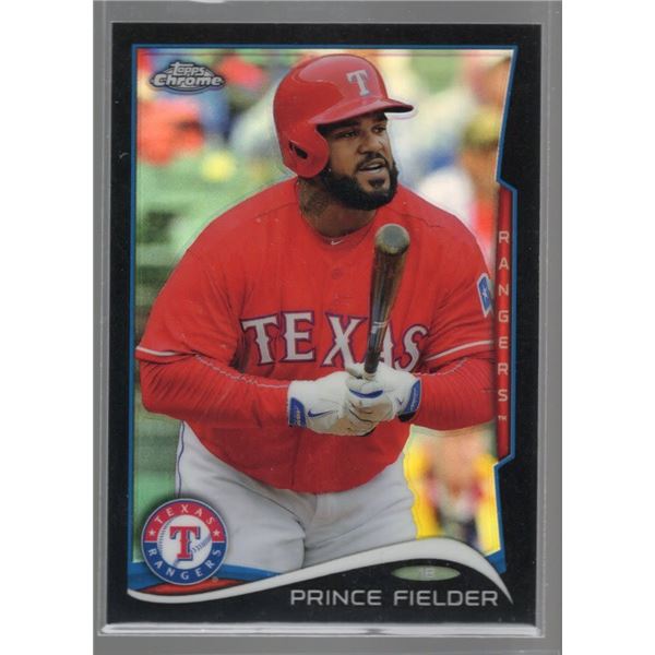 Prince Fielder Black Refractor /100 2014 Topps Chrome #71