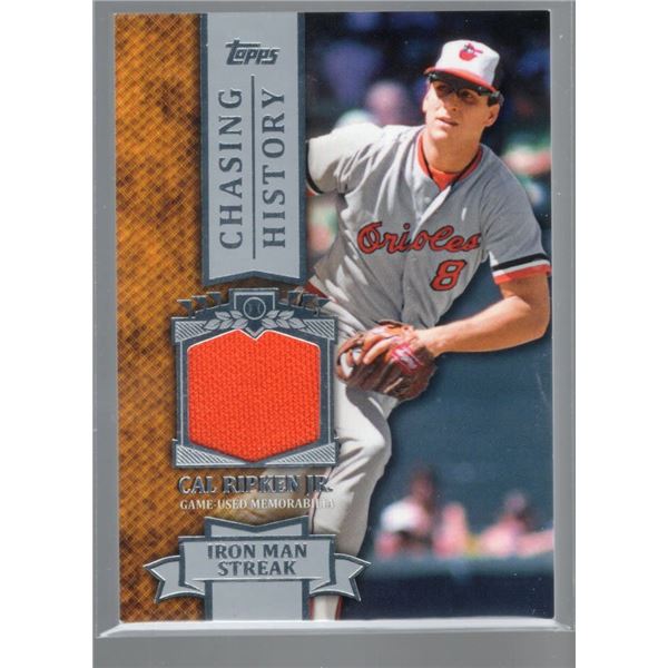 Cal Ripken Jr. Game-Used Patch 2013 Topps Chasing History #CHR-CRJ