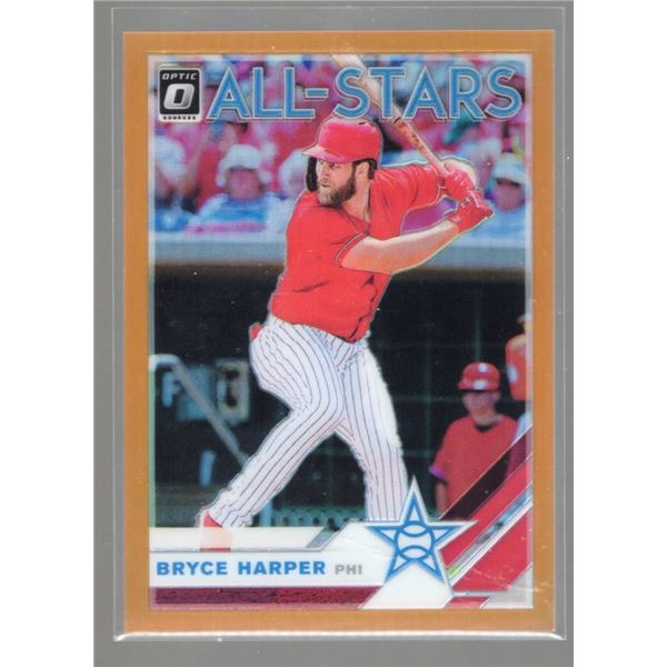 Bryce Harper Orange Prizm /99 2019 Donruss Optic #97