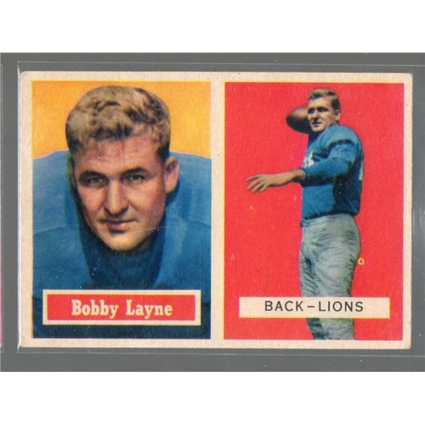 Bobby Layne 1957 Topps #32