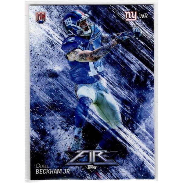 Odell Beckham Jr. Rookie Card 2014 Topps Fire #119