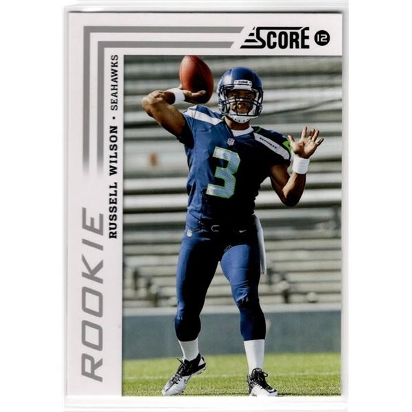 Russell Wilson Rookie Card 2012 Panini Score #372