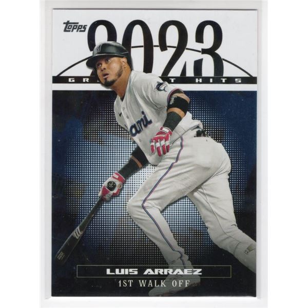 Luis Arraez 2024 Topps Series 1 2023 Topps Greatest Hits #23GH-6