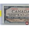 Image 2 : Canada $100 Bill 1954 (Miscut) : Lawson/Bouey #CJ3298085 (See Pics for Varieties, Conditions, Serial