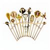 Image 6 : Antique Victorian Custom 14k Gold 11 Stick Pin Gemstone Pearl Tiara Crown Brooch
