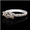 Image 2 : 1.66 ctw Diamond 14K White Gold Ring