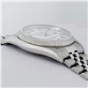 Image 8 : Rolex Mens Quickset Stainless Steel Sapphire Crystal White Index Datejust Wristw