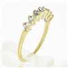 Image 7 : Vintage Classic 14k Yellow Gold 0.35 ctw Round Prong Set Diamond Wedding Band Ri