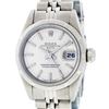 Rolex Ladies Stainless Steel Silver Index 26MM Wristwatch With Jubilee Band