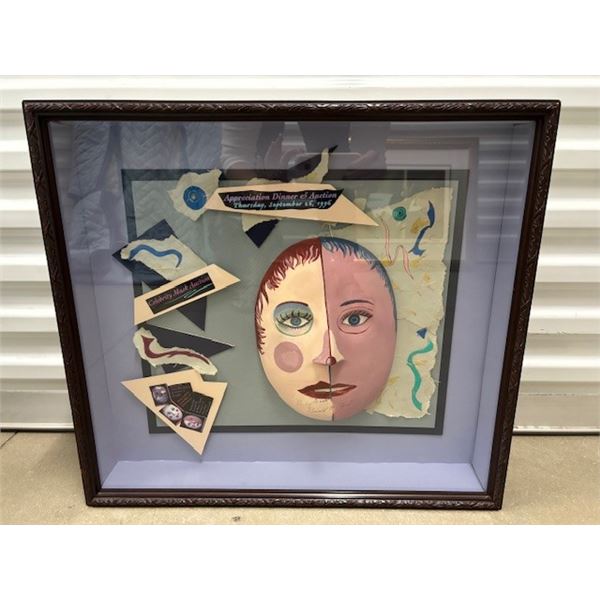 Mixed Media Collage by President & Betty Ford