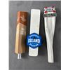 Image 2 : Lot Of 3 Beer Taps- & 24" Stolichnaya Bar Mat