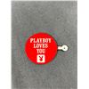 Image 2 : 8 - Hard To Find 1970's "Playboy Loves You" Metal Buttons