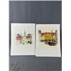 Image 3 : 4 European Unframed Architectural Prints