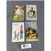 Image 1 : 4 Good Early 1900's Easter Postcards (Great Graphics)