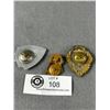 Image 2 : 3 Vintage Russian Screwback Pins