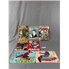 Image 1 : 7 Tin Signs (Mario, Marijuana, Marvel, Spiderman, etc)