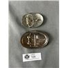 Image 2 : Vintage Silver Western Style Belt Buckles - Made in USA